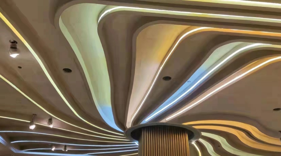 湖南懷化美美酒店定制GRG吊頂，飾紀(jì)上品經(jīng)得起考驗(yàn)