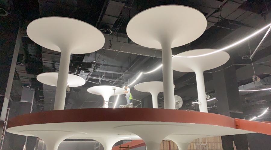 老客戶的信任,廣州龍之杰康復(fù)公司再次向飾紀(jì)上品下單GRG包柱