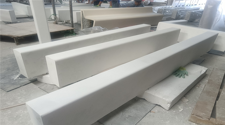 浙江口袋公園-飾紀(jì)上品園林景觀GRC坐凳項目