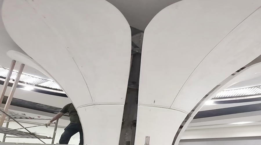 飾紀上品GRG廠家浙江溫州樂清GRG吧臺柱子的創新工程