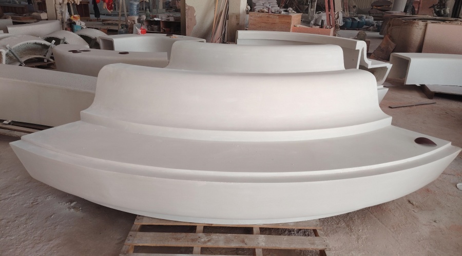  飾紀上品UHPC廠家：福建紫陽隱翠公館UHPC坐凳工程