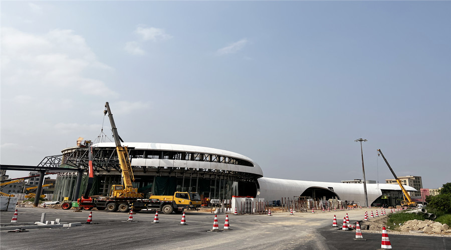 深圳沙田服務區GRC幕墻板項目