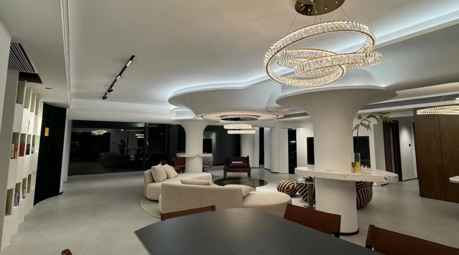 清遠別墅美林湖GRG柱子天花項目 清遠別墅美林湖GRG柱子天花項目