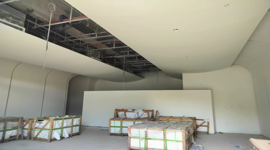 廣州外貿博物館GRG材料造型完工落地