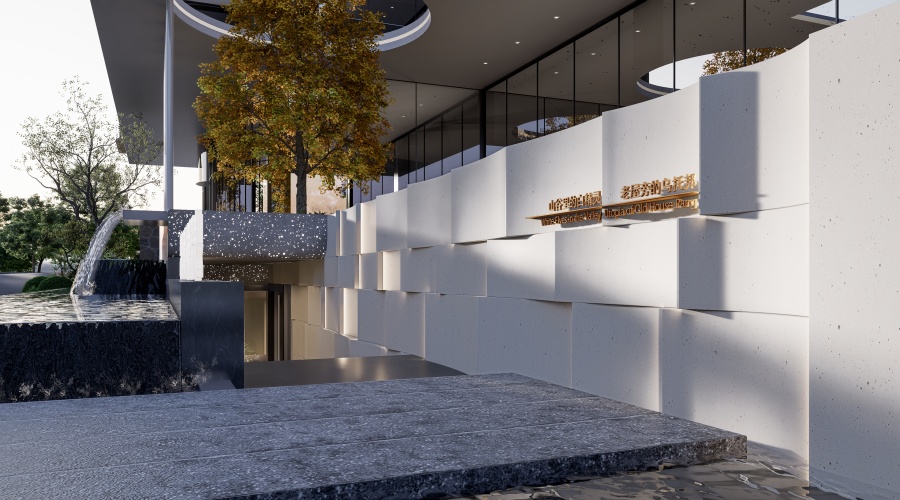 終南山寨GRC幕墻板構(gòu)件工程 終南山寨GRC幕墻板構(gòu)件工程