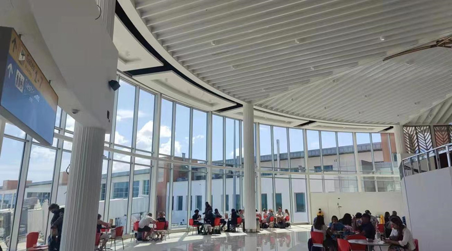 出口牙買加機(jī)場GRG仿竹子造型 出口牙買加機(jī)場GRG仿竹子造型