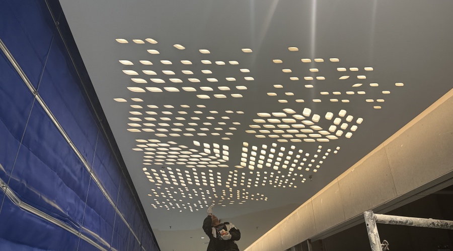 商場(chǎng)GRG透光吊頂