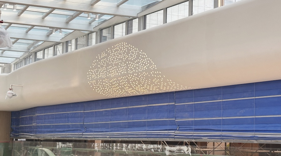 商場(chǎng)GRG透光吊頂