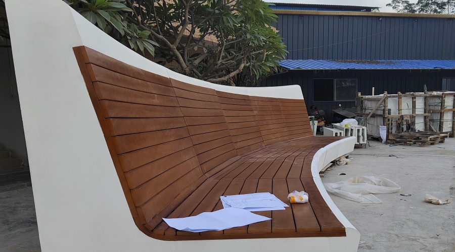 GRC坐凳樹池 GRC坐凳樹池