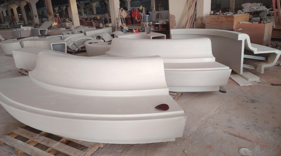 福建紫陽隱翠公館UHPC坐凳